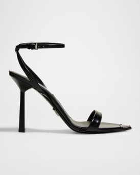Leather Ankle-Strap Sandals