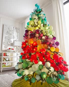 12' Fully-Decorated Christmas Tree