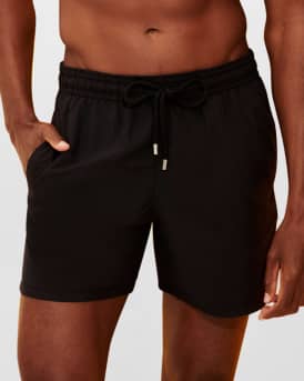Men's Solid Swim Shorts