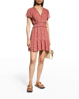 slim fit dress slacks Halston Beverly Satin Fit & Flare Dress, Brown / 6 main image 1