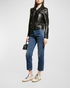Ballstar Mixed Leather Low-Top Sneakers