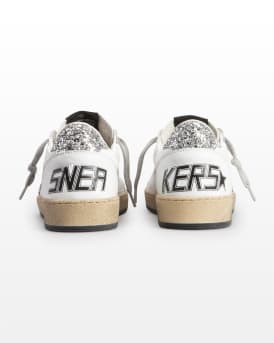 Ballstar Leather Glitter Sneakers