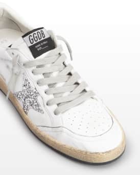 Ballstar Leather Glitter Sneakers