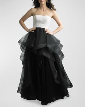 Basix strapless ball gown top