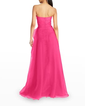 Teresa Draped Strapless Gown