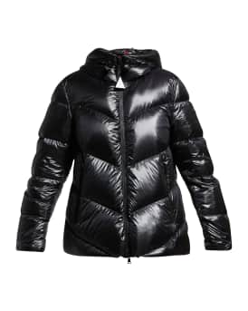Moncler brouel chevron puffer jacket top