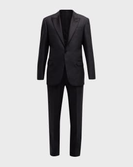 Emporio Armani Men s G Line Textured Peak Tuxedo Neiman Marcus