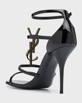 Cassandra YSL Medallion Stiletto Sandals