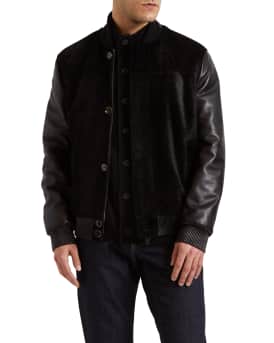 Brioni shearling deals jacket