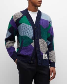 Jigsaw patchwork hot sale cardigan