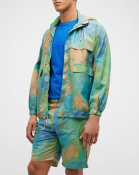 Ahluwalia Men's Jwala Multicolor Anorak | Neiman Marcus
