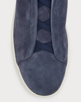 Men's Triple Stitch Suede Sneakers