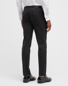 Men's Mayer Stretch-Wool Tuxedo Pants