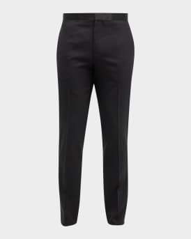 Men's Mayer Stretch-Wool Tuxedo Pants
