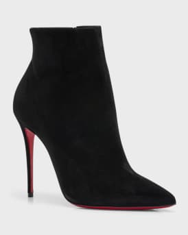 So Kate Suede Red Sole Booties