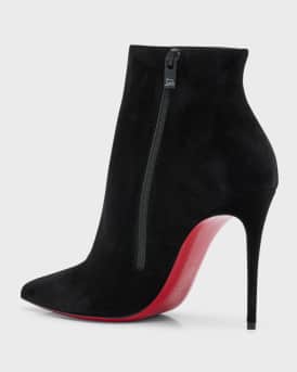 So Kate Suede Red Sole Booties