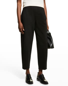 Eileen Fisher Petite Pleated Lantern Ankle Pants Neiman Marcus