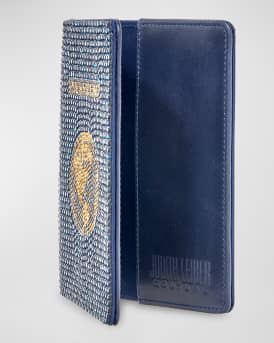 Allover Crystal Passport Holder