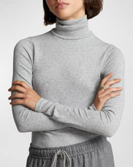 Ralph Lauren Stretch Ribbed Turtleneck - ShopStyle