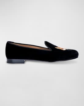 Medusa head clearance velvet slippers