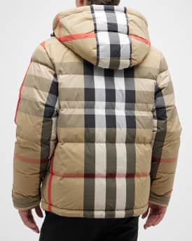 Men's Rutland Reversible Check Puffer Jacket