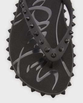 Loubi Donna Spike Red Sole Flip Flops
