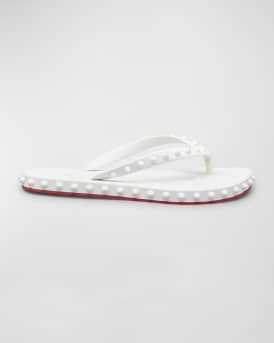 Loubi Donna Spike Red Sole Flip Flops
