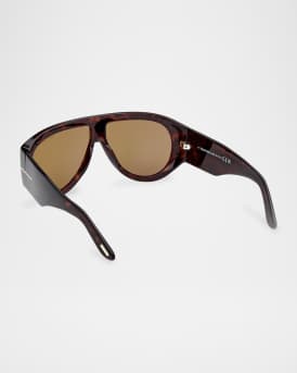 Men's Bronson T-Logo Shield Sunglasses