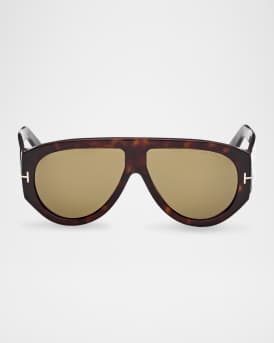 Men's Bronson T-Logo Shield Sunglasses