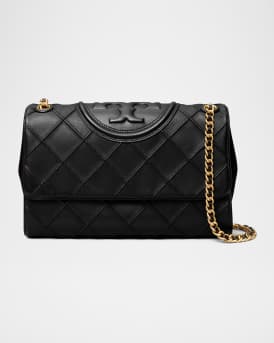 Fleming Woven Lambskin Convertible Shoulder Bag