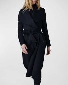 Mai Wool Belted Wrap Coat 