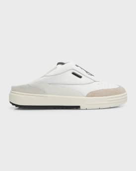 Palm Angels University Leather Mule Sneakers Neiman Marcus
