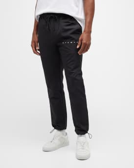 Stampd Champion Nylon Logo Track Pants in Black for Men