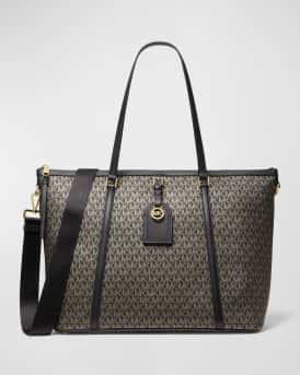 Michael kors black hotsell monogram bag