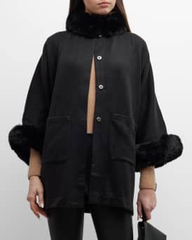 Neiman marcus deals faux fur coat