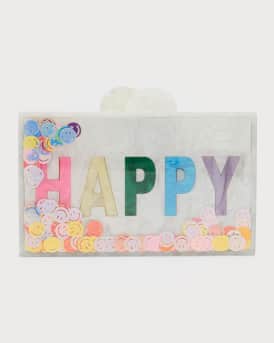 Bari Lynn Girl s Happy Shake Confetti Acrylic Clutch Bag Neiman Marcus