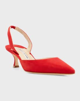 Carolyne Kitten-Heel Halter Pumps