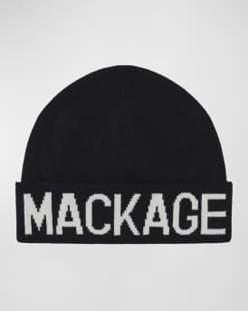 Men's Kiko Wool-Knit Logo Beanie Hat