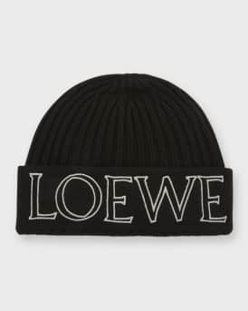 Logo Ribbed Wool-Blend Beanie