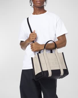 The Colorblock Medium Leather Tote Bag