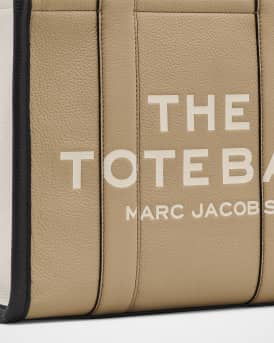 The Colorblock Medium Leather Tote Bag