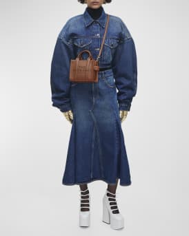 The Leather Crossbody Tote Bag