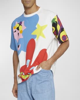 Men s Kenzoo Graphic Oversized T Shirt