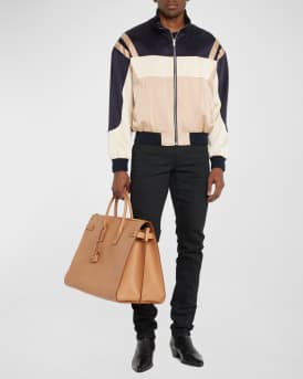 Sac De Jour Large Duffle Bag in Smooth Leather