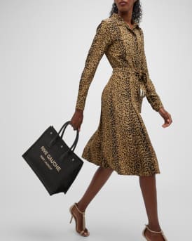 Rive Gauche Small Tote Bag in Raffia