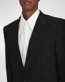 Men's DG Monogram Jacquard Tuxedo Jacket