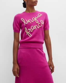 Lingua franca sweater sale sale