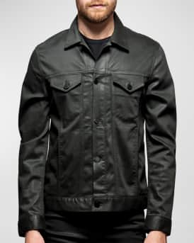 monfrere Men's Dean Coated Trucker Jacket | Neiman Marcus