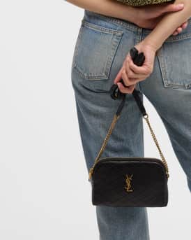 Gaby Mini YSL Crossbody Bag in Quilted Leather