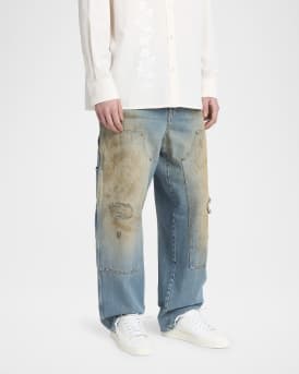 Men's Stardan Leather Low-Top Sneakers